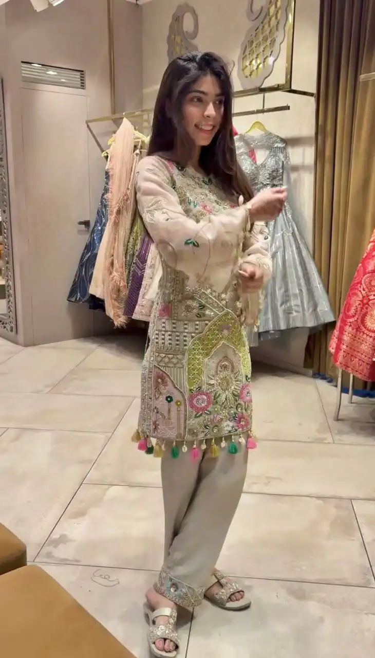 BT 5010 Cream in Faux Georgette Mirror Work & Embroidery Work Salwar Suit . Exclusive Offer ₹2099. Delivery 4-6 Working Days. Shop now. | Jump Suits, Tops & Bottoms, Track Suits, Trendy Wear, Salwar suit, Designer Suits, Casual Suits, Creative suits, Palazzo Suits, Party Wear Suits, Patiala Suits, Straight Suits