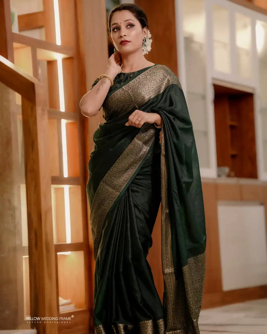 KP 6034 Green Soft Lichi Silk Saree with Lace Border & Lace Work. Exclusive Offer ₹1349. Delivery 4-6 Working Days. Shop now. | Sarees, Bollywood Sarees, Creative Sarees, Designer Sarees, Embroidered Sarees, Ethnic Saree, Modern Digital sarees, Party Wear Sarees