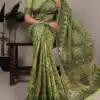 YNF 7414 Mahendi Poly Cotton Saree Thread Weaving Work Designer Work. Get it for ₹1549. Delivery 4-6 Working Days. Shop now. | Sarees, Bollywood Sarees, Creative Sarees, Designer Sarees, Embroidered Sarees, Ethnic Saree, Modern Digital sarees, Party Wear Sarees