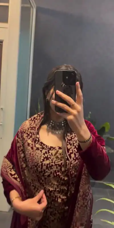 RTC 5940 Maroon Viscos velvet Chinestich Work Salwar Suit with Designer Work. Festive Deal ₹2049. Delivery 4-6 Working Days. Shop now. | Jump Suits, Tops & Bottoms, Track Suits, Trendy Wear, Party Wear Lehenga, Salwar suit, Designer Suits, Casual Suits, Creative suits, Palazzo Suits, Party Wear Suits, Patiala Suits, Straight Suits