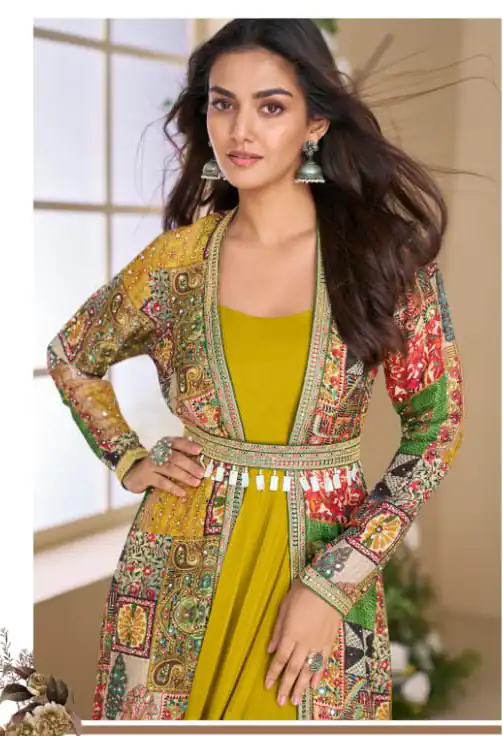 FC 5824 Mustard Blooming Georgette Mirror Work & Embroidery Work Kurti in . Special Price ₹2649. Delivery 4-6 Working Days. Shop now. | Kurti, Bollywood Kurti, Creative Kurtis, Designer Kurti, Party Wear Kurti, Selfie Kurti