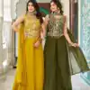 Ram 107 Mustard in Color Star Georgette Embroidery Work Salwar Suit . Festive Deal ₹2099. Delivery 4-6 Working Days. Shop now. | Jump Suits, Salwar suit, Designer Suits, Casual Suits, Creative suits, Palazzo Suits, Party Wear Suits, Patiala Suits, Straight Suits