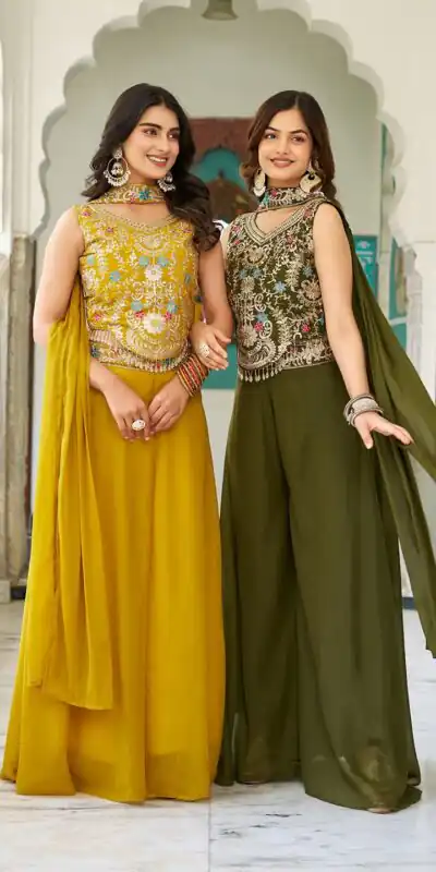 Ram 107 Mustard in Color Star Georgette Embroidery Work Salwar Suit . Festive Deal ₹2099. Delivery 4-6 Working Days. Shop now. | Jump Suits, Salwar suit, Designer Suits, Casual Suits, Creative suits, Palazzo Suits, Party Wear Suits, Patiala Suits, Straight Suits