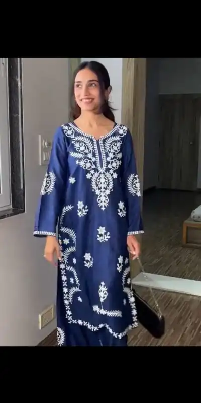 BE 398 Navy Blue Rayon Salwar Suit with Embroidery Work. Wedding, Party, Festive, Events Get it for ₹1799. Delivery 4-6 Working Days. Shop now. | Jump Suits, Tops & Bottoms, Track Suits, Trendy Wear, Salwar suit, Designer Suits, Casual Suits, Creative suits, Palazzo Suits, Party Wear Suits, Patiala Suits, Straight Suits