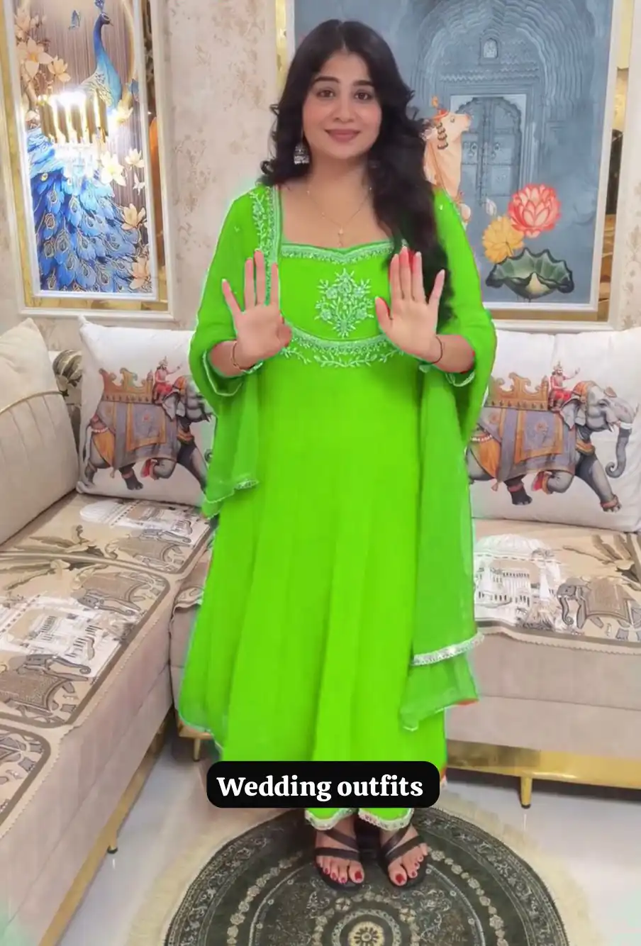 LG 2022 Parrot Green Georgette Salwar Suit with Lace Work & Embroidery Work. Exclusive Offer ₹1899. Delivery 4-6 Working Days. Shop now. | Jump Suits, Tops & Bottoms, Track Suits, Trendy Wear, Salwar suit, Designer Suits, Casual Suits, Creative suits, Palazzo Suits, Party Wear Suits, Patiala Suits, Straight Suits