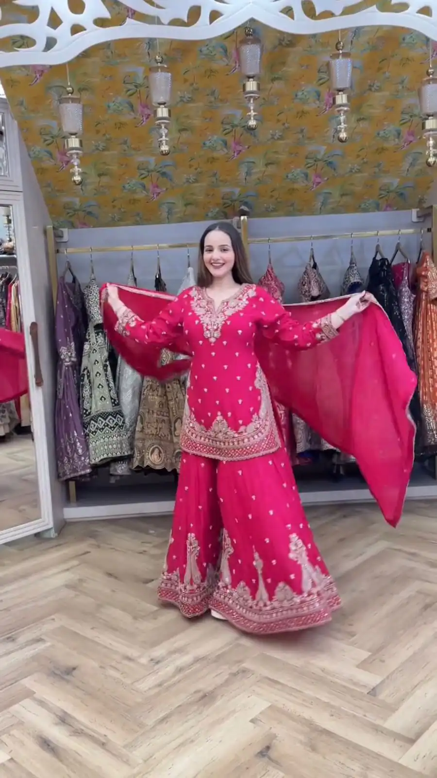 LG 2029 Pink Chinon Salwar Suit with Embroidery Work. Wedding, Party, Festive, Events, Special Price ₹2399. Delivery 4-6 Working Days. Shop now. | Jump Suits, Tops & Bottoms, Track Suits, Trendy Wear, Salwar suit, Designer Suits, Casual Suits, Creative suits, Palazzo Suits, Party Wear Suits, Patiala Suits, Straight Suits