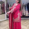 LG 2029 Pink Chinon Salwar Suit with Embroidery Work. Wedding, Party, Festive, Events, Special Price ₹2399. Delivery 4-6 Working Days. Shop now. | Jump Suits, Tops & Bottoms, Track Suits, Trendy Wear, Salwar suit, Designer Suits, Casual Suits, Creative suits, Palazzo Suits, Party Wear Suits, Patiala Suits, Straight Suits