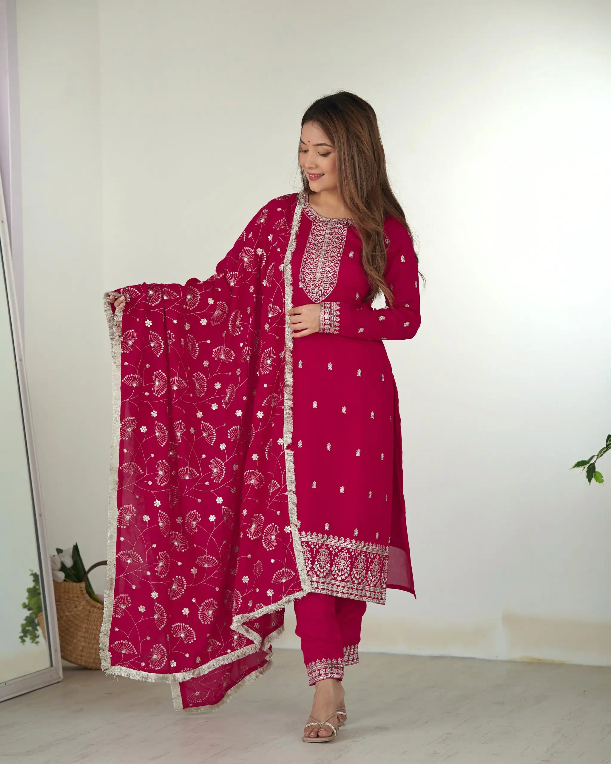 KB 276 pink Color Rangoli Silk Sequence Jari Work Salwar Suit Casual, Wedding, Party, Festive, Events Etc.4-6 Working Days@ 2049/-only | Jump Suits, Salwar suit, Designer Suits, Casual Suits, Creative suits, Palazzo Suits, Party Wear Suits, Patiala Suits, Straight Suits