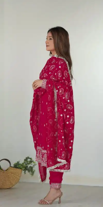 KB 276 pink Color Rangoli Silk Sequence Jari Work Salwar Suit Casual, Wedding, Party, Festive, Events Etc.4-6 Working Days@ 2049/-only | Jump Suits, Salwar suit, Designer Suits, Casual Suits, Creative suits, Palazzo Suits, Party Wear Suits, Patiala Suits, Straight Suits