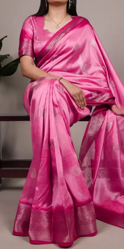 YNF 7909 Pink in Rumali Silk Zari Work Saree . Wedding, Party, Festive, Events Now at just ₹1549. Delivery 4-6 Working Days. Shop now. | Sarees, Bollywood Sarees, Creative Sarees, Designer Sarees, Embroidered Sarees, Ethnic Saree, Modern Digital sarees, Party Wear Sarees