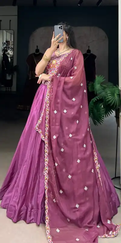 LNB 1446 Pink Silk Crepe Sequins Work & Embroidery Work Lehenga Choli in . Affordable Price ₹2999. Delivery 4-6 Working Days. Shop now. | Lehenga, Bollywood Lehenga, Creative Lehenga, Designer Lehenga, Embroidered Lehenga, Party Wear Lehenga