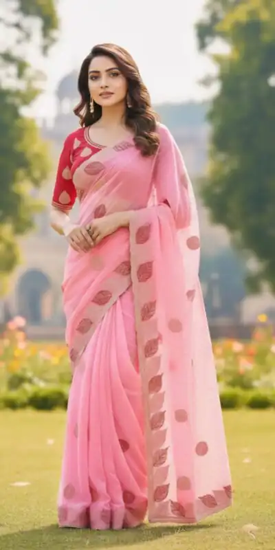 SC 1005 Pink in Soft fandy Silk Embroidery Work & Lace Work Saree . Available at ₹2499 only. Delivery 4-6 Working Days. Shop now. | Sarees, Bollywood Sarees, Creative Sarees, Designer Sarees, Embroidered Sarees, Ethnic Saree, Modern Digital sarees, Party Wear Sarees