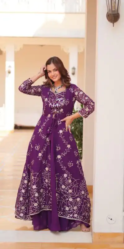 Ram 073 Purple Color Fox Georgette Lehenga Choli with Embroidery Work. Festive Deal ₹2149. Delivery 4-6 Working Days. Shop now. | Lehenga, Bollywood Lehenga, Creative Lehenga, Designer Lehenga, Embroidered Lehenga, Party Wear Lehenga