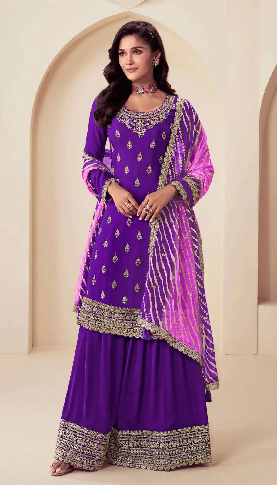 DS V 72961 Purple in Viscose Chinon Zari Work & Embroidery Work Salwar Suit . Special Price ₹2549. Delivery 4-6 Working Days. Shop now. | Jump Suits, Tops & Bottoms, Track Suits, Trendy Wear, Salwar suit, Designer Suits, Casual Suits, Creative suits, Palazzo Suits, Party Wear Suits, Patiala Suits, Straight Suits