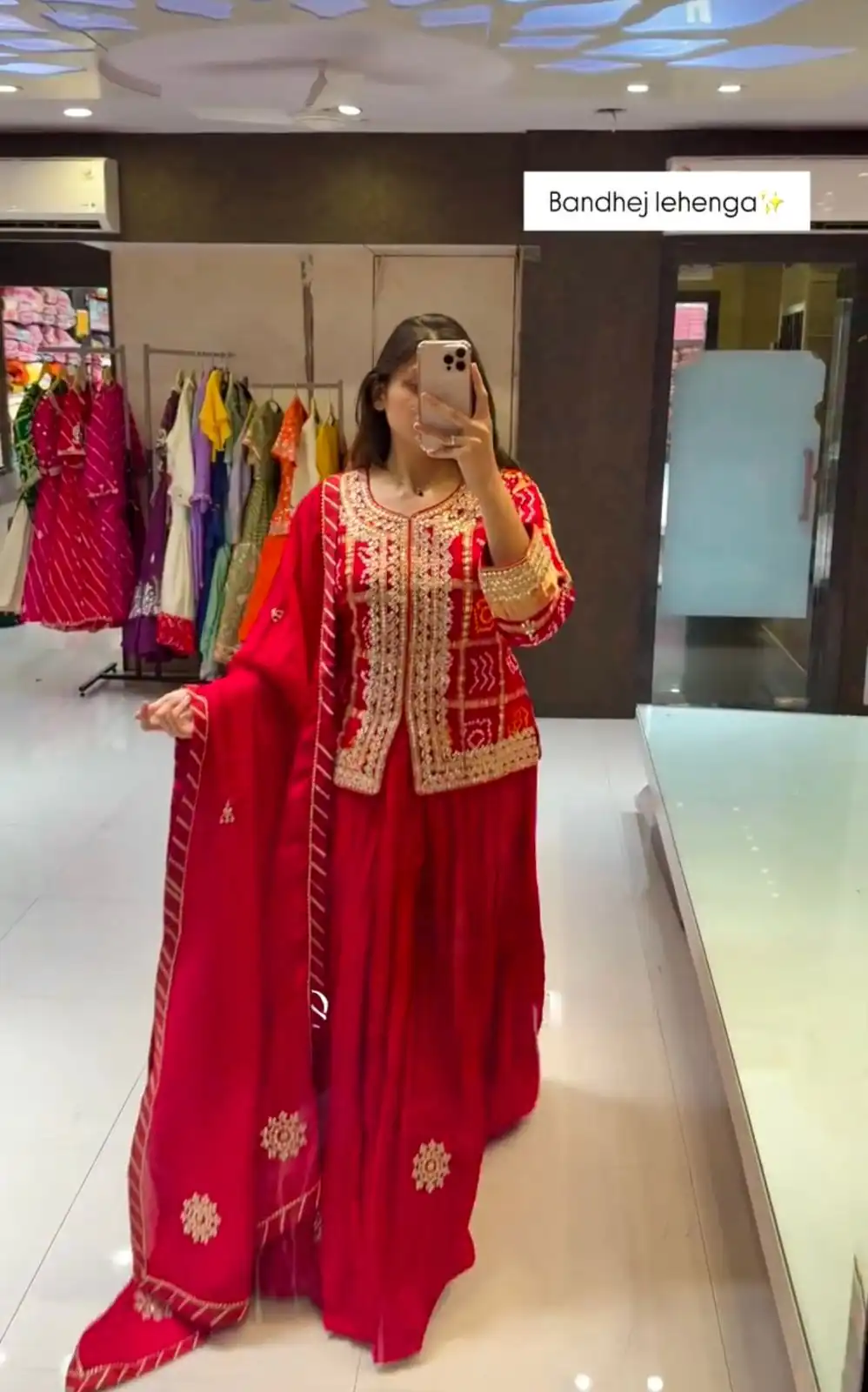 KF 1709 Red Chinon Lehenga Choli Perfect for Wedding, Party, Eid, Makar Sankranti, Reception – . Available at ₹2099 only. Delivery 4-6 Working Days. | Lehenga, Bollywood Lehenga, Creative Lehenga, Designer Lehenga, Embroidered Lehenga, Party Wear Lehenga