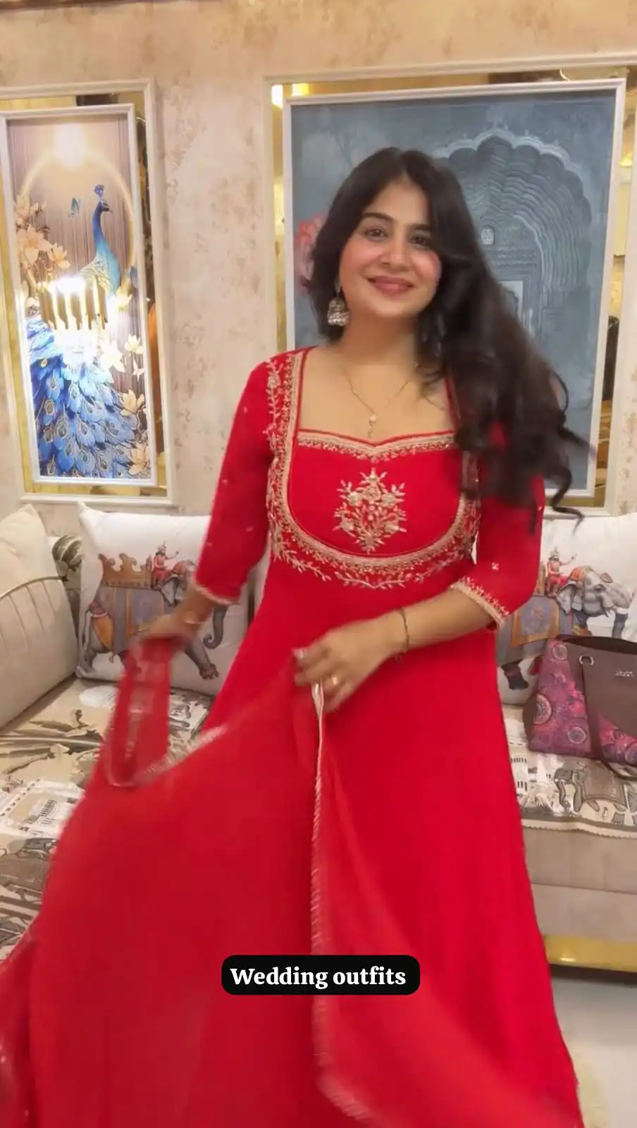 LG 2022 Red Georgette Salwar Suit with Lace Work & Embroidery Work. Exclusive Offer ₹1899. Delivery 4-6 Working Days. Shop now. | Jump Suits, Tops & Bottoms, Track Suits, Trendy Wear, Salwar suit, Designer Suits, Casual Suits, Creative suits, Palazzo Suits, Party Wear Suits, Patiala Suits, Straight Suits