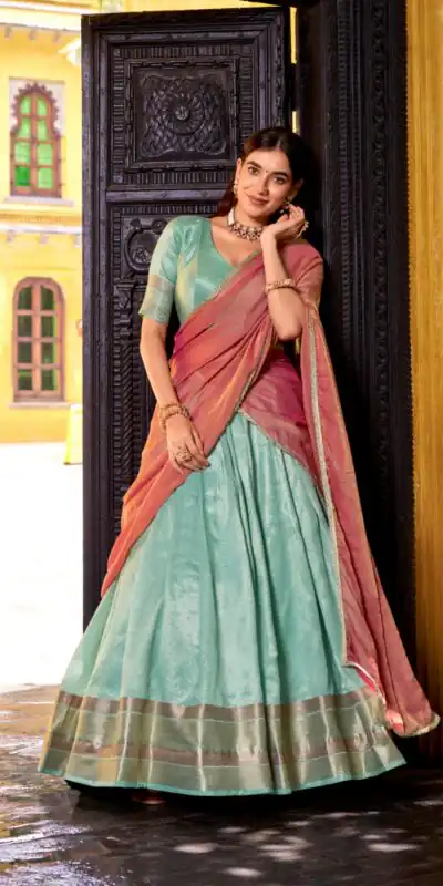 LNB 2025 Sky Blue Dupion Silk Lehenga Choli Perfect for Wedding, Party, Ethnic Day, Pongal, Temple Visit – . Introductory Price ₹2449. Delivery 4-6 Work | Lehenga, Bollywood Lehenga, Creative Lehenga, Designer Lehenga, Embroidered Lehenga, Party Wear Lehenga
