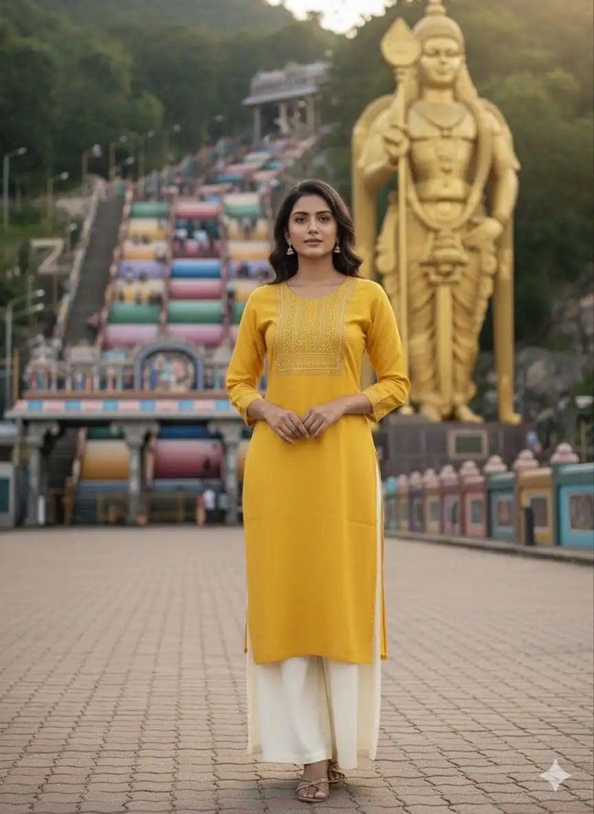 INLI Batu Caves Yellow Rayon Kurti Perfect for Wedding, Party, Diwali, Anniversary, Family Gatherings – . Introductory Price ₹1499. Delivery 4-6 Workin | Kurti, Bollywood Kurti, Creative Kurtis, Designer Kurti, Party Wear Kurti, Selfie Kurti