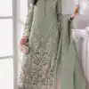 Pista Georgette Sequence Khatli Work Salwar Suit