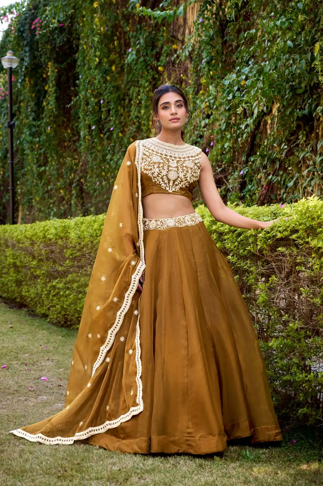 Mastered Chanda Silk Sequins Work Lehenga Choli