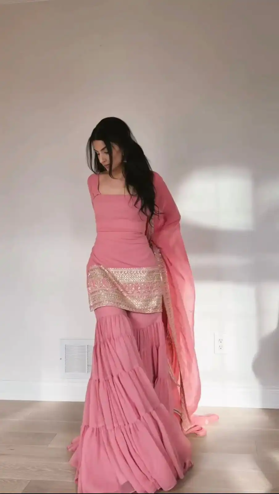 RTC 5962 Baby Pink Faux Georgette Salwar Suit Perfect for Wedding, Party, Cultural Events, Holi, Lohri – . Now at just ₹2049. Delivery 4-6 Working | Jump Suits, Tops & Bottoms, Track Suits, Trendy Wear, Salwar suit, Designer Suits, Casual Suits, Creative suits, Palazzo Suits, Party Wear Suits, Patiala Suits, Straight Suits