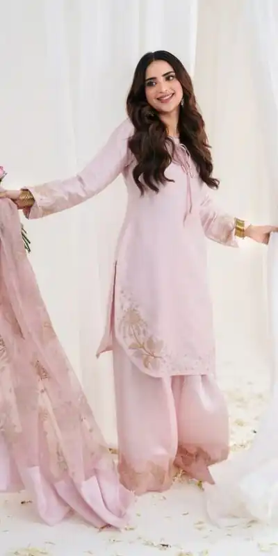 ZSR 3122 Baby Pink Natural Crep Silk Salwar Suit Perfect for Wedding, Party, Pongal, Onam, Reception – . Available at ₹1849 only. Delivery 4-6 Work | Jump Suits, Salwar suit, Designer Suits, Casual Suits, Creative suits, Palazzo Suits, Party Wear Suits, Patiala Suits, Straight Suits