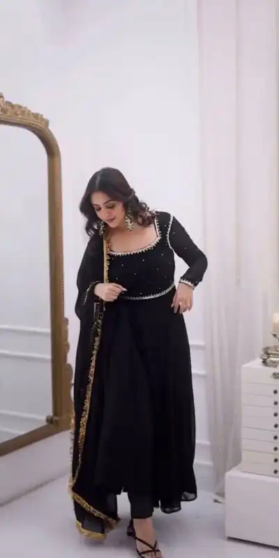 RTC 5965 Black in Color Faux Georgette Lace Work Salwar Suit . Wedding, Party, Festive, Get it for ₹2049. Delivery 4-6 Working Days. Shop now. | Jump Suits, Tops & Bottoms, Track Suits, Trendy Wear, Salwar suit, Designer Suits, Casual Suits, Creative suits, Palazzo Suits, Party Wear Suits, Patiala Suits, Straight Suits