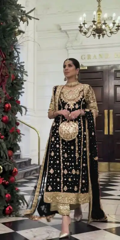 SRK 5231 Red Color Pure Chinnon Silk With Embroidery Sequence Work Salwar Suit Casual, Wedding, Party, Festive, Events Etc.4-6 Working Days@ 2699/-only | Jump Suits, Salwar suit, Designer Suits, Casual Suits, Creative suits, Palazzo Suits, Party Wear Suits, Patiala Suits, Straight Suits