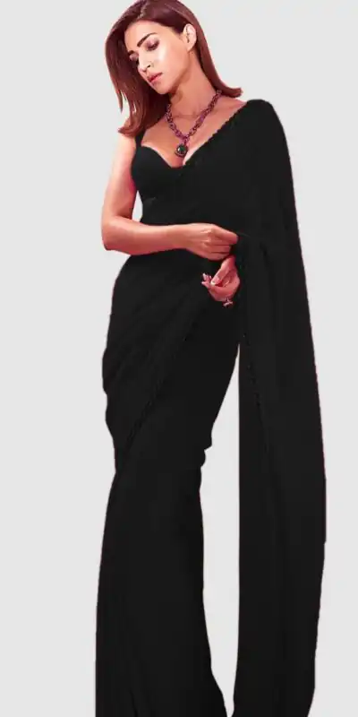 JR 617 Black Color Georgette Embroidery Deual Sequence Saree Casual, Wedding, Festive, Events Expected Delivery  4-6 Working Days @1649/- | Sarees, Bollywood Sarees, Creative Sarees, Designer Sarees, Embroidered Sarees, Ethnic Saree, Modern Digital sarees, Party Wear Sarees