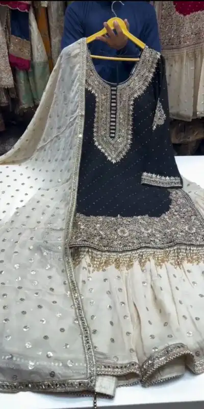 KF 1710 Black Color Georgette Salwar Suit with Lace Work. Wedding, Party, Festive, Events Introductory Price ₹2049. Delivery 4-6 Working Days. Shop now. | Jump Suits, Tops & Bottoms, Track Suits, Trendy Wear, Salwar suit, Designer Suits, Casual Suits, Creative suits, Palazzo Suits, Party Wear Suits, Patiala Suits, Straight Suits