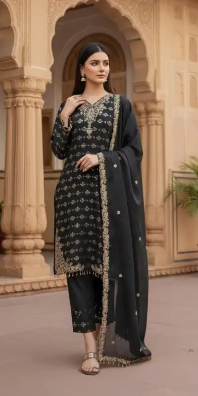 ZSR 3158 Black in Organza Silk Lace Work & Embroidery Work Salwar Suit . Get it for ₹2399. Delivery 4-6 Working Days. Shop now. | Jump Suits, Tops & Bottoms, Track Suits, Trendy Wear, Salwar suit, Designer Suits, Casual Suits, Creative suits, Palazzo Suits, Party Wear Suits, Patiala Suits, Straight Suits