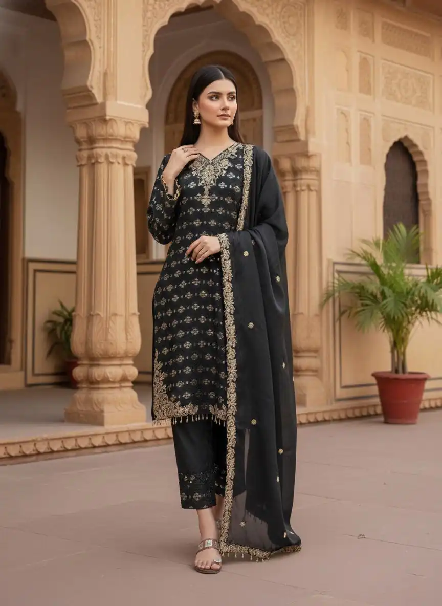 ZSR 3158 Black in Organza Silk Lace Work & Embroidery Work Salwar Suit . Get it for ₹2399. Delivery 4-6 Working Days. Shop now. | Jump Suits, Tops & Bottoms, Track Suits, Trendy Wear, Salwar suit, Designer Suits, Casual Suits, Creative suits, Palazzo Suits, Party Wear Suits, Patiala Suits, Straight Suits