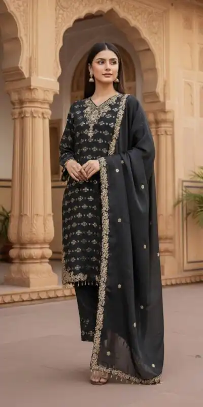 ZSR 3158 Black in Organza Silk Lace Work & Embroidery Work Salwar Suit . Get it for ₹2399. Delivery 4-6 Working Days. Shop now. | Jump Suits, Tops & Bottoms, Track Suits, Trendy Wear, Salwar suit, Designer Suits, Casual Suits, Creative suits, Palazzo Suits, Party Wear Suits, Patiala Suits, Straight Suits