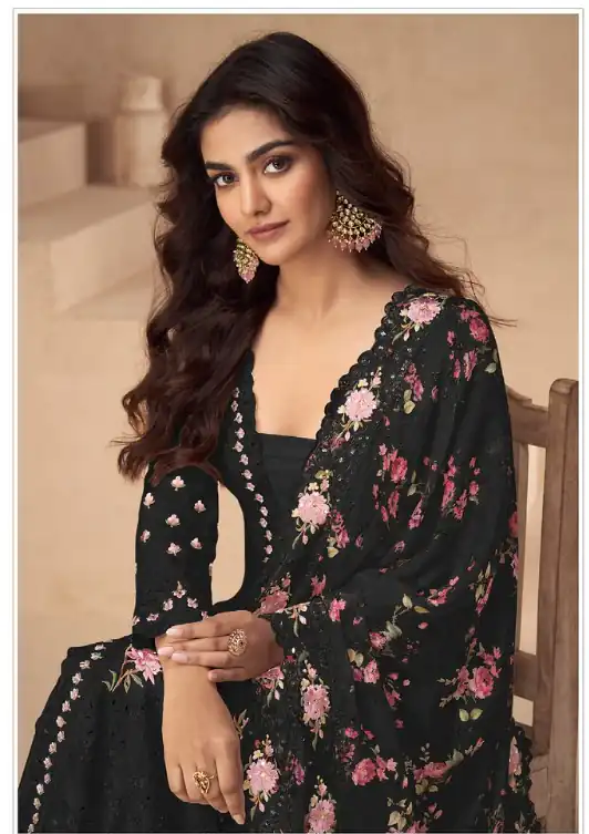FC 10154 Black Color Vichitra Salwar Suit with Embroidery Work. Special Price ₹3349. Delivery 4-6 Working Days. Shop now. | Jump Suits, Tops & Bottoms, Track Suits, Trendy Wear, Salwar suit, Designer Suits, Casual Suits, Creative suits, Palazzo Suits, Party Wear Suits, Patiala Suits, Straight Suits