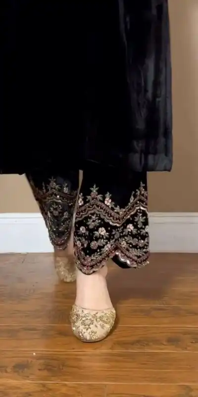 RTC 5810 Black Viscose velvet Salwar Suit. Perfect for Wedding, Party, Baby Shower, Housewarming, Eid – Get it for ₹1999. Delivery 4-6 Working Days. | Jump Suits, Tops & Bottoms, Track Suits, Trendy Wear, Salwar suit, Designer Suits, Casual Suits, Creative suits, Palazzo Suits, Party Wear Suits, Patiala Suits, Straight Suits