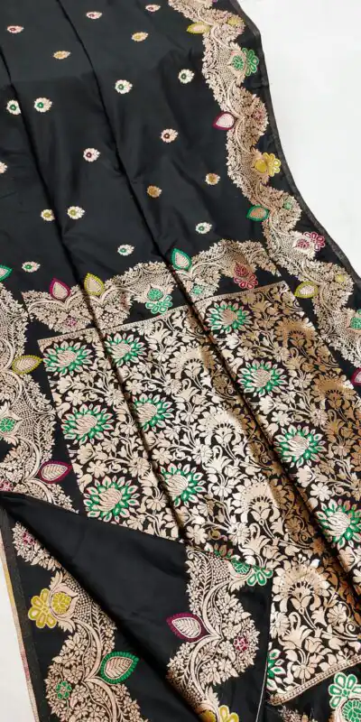 MB 3319 Block Color Banarasi Lace Work Gold Zari Border Saree . Available at ₹1849 only. Delivery 4-6 Working Days. Shop now. | Sarees, Bollywood Sarees, Creative Sarees, Designer Sarees, Embroidered Sarees, Ethnic Saree, Modern Digital sarees, Party Wear Sarees