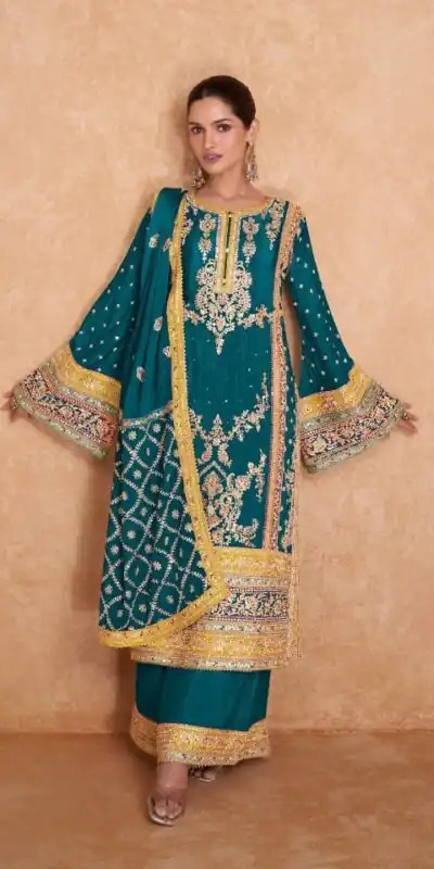 DS Ashirvad 7406 Blue in Color Chinon Embroidery Work Salwar Suit . Special Price ₹2449. Delivery 4-6 Working Days. Shop now. | Jump Suits, Tops & Bottoms, Track Suits, Trendy Wear, Salwar suit, Designer Suits, Casual Suits, Creative suits, Palazzo Suits, Party Wear Suits, Patiala Suits, Straight Suits