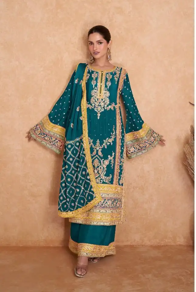 DS Ashirvad 7406 Blue in Color Chinon Embroidery Work Salwar Suit . Special Price ₹2449. Delivery 4-6 Working Days. Shop now. | Jump Suits, Tops & Bottoms, Track Suits, Trendy Wear, Salwar suit, Designer Suits, Casual Suits, Creative suits, Palazzo Suits, Party Wear Suits, Patiala Suits, Straight Suits