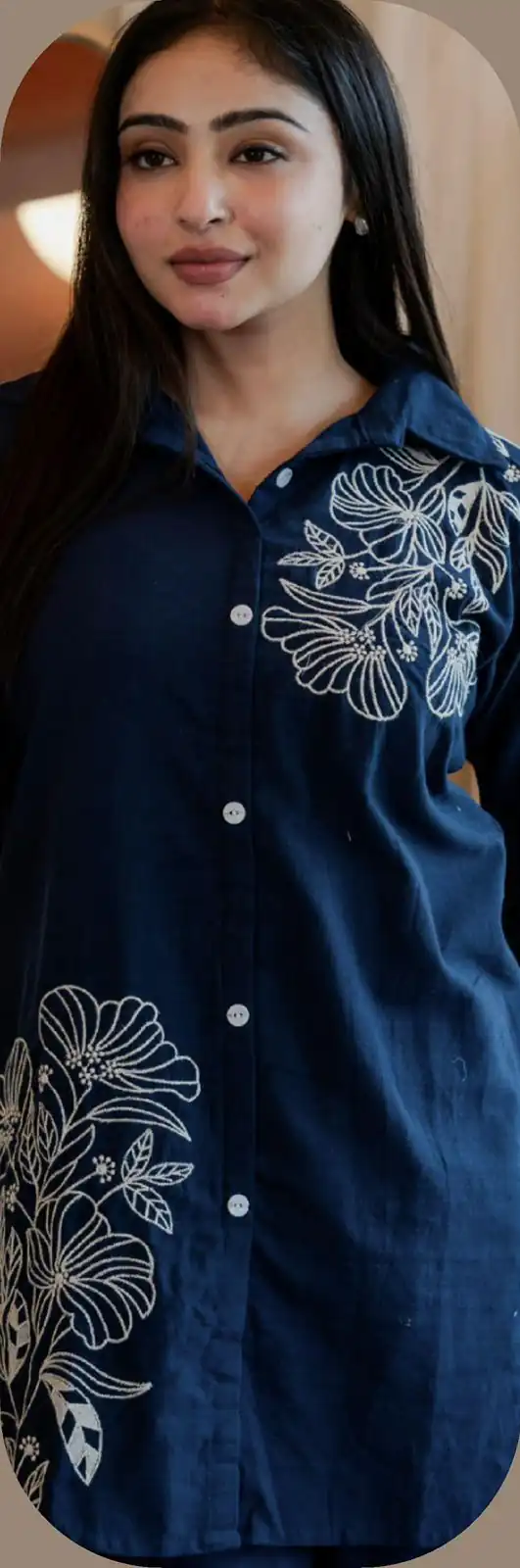 INLI Style-Up Blue Color Cotton Slub Kurti with Embroidery Work. Affordable Price ₹1499. Delivery 4-6 Working Days. Shop now. | Kurti, Bollywood Kurti, Creative Kurtis, Designer Kurti, Party Wear Kurti, Selfie Kurti