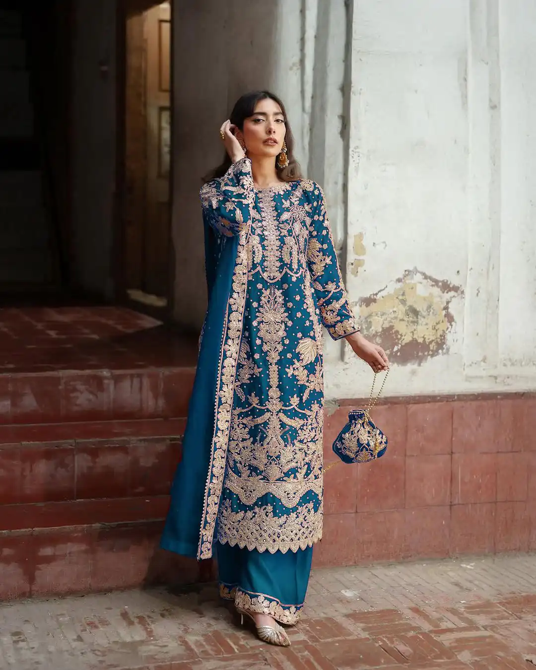 ZF 433 Blue Faux Georgette Salwar Suit Perfect for Wedding, Party, Anniversary, Ethnic Day, Raksha Bandhan – . Introductory Price ₹2149. Delivery 4-6 Wor | Jump Suits, Tops & Bottoms, Track Suits, Trendy Wear, Salwar suit, Designer Suits, Casual Suits, Creative suits, Palazzo Suits, Party Wear Suits, Patiala Suits, Straight Suits
