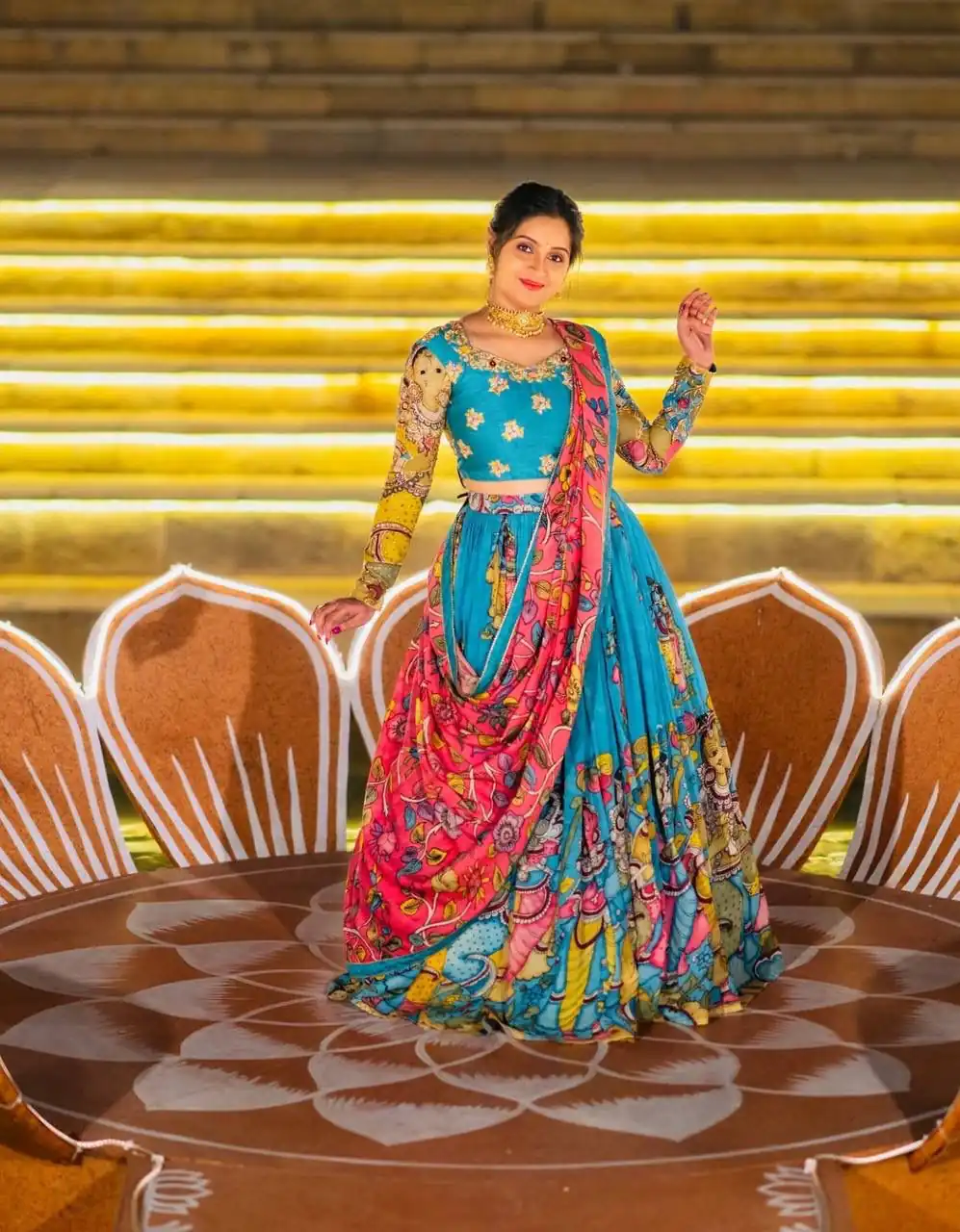 PC 550 Blue Rayon Cotton Lehenga Choli Perfect for Wedding, Party, Diwali, Family Gatherings, Sangeet – . Available at ₹2099 only. Delivery 4-6 Working | Lehenga, Bollywood Lehenga, Creative Lehenga, Designer Lehenga, Embroidered Lehenga, Party Wear Lehenga