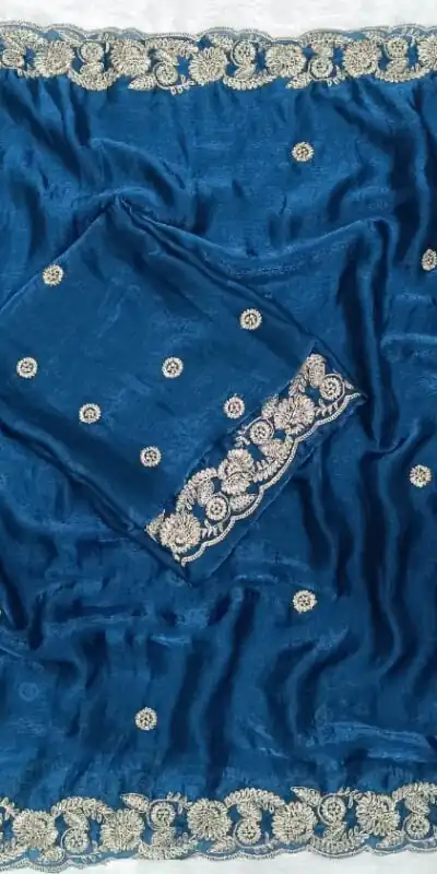 JR 655 Blue Space Silk Saree Perfect for Wedding, Party, Pooja, Makar Sankranti, Temple Visit – . Affordable Price ₹1999. Delivery 4-6 Working Days | Sarees, Bollywood Sarees, Creative Sarees, Designer Sarees, Embroidered Sarees, Ethnic Saree, Modern Digital sarees, Party Wear Sarees