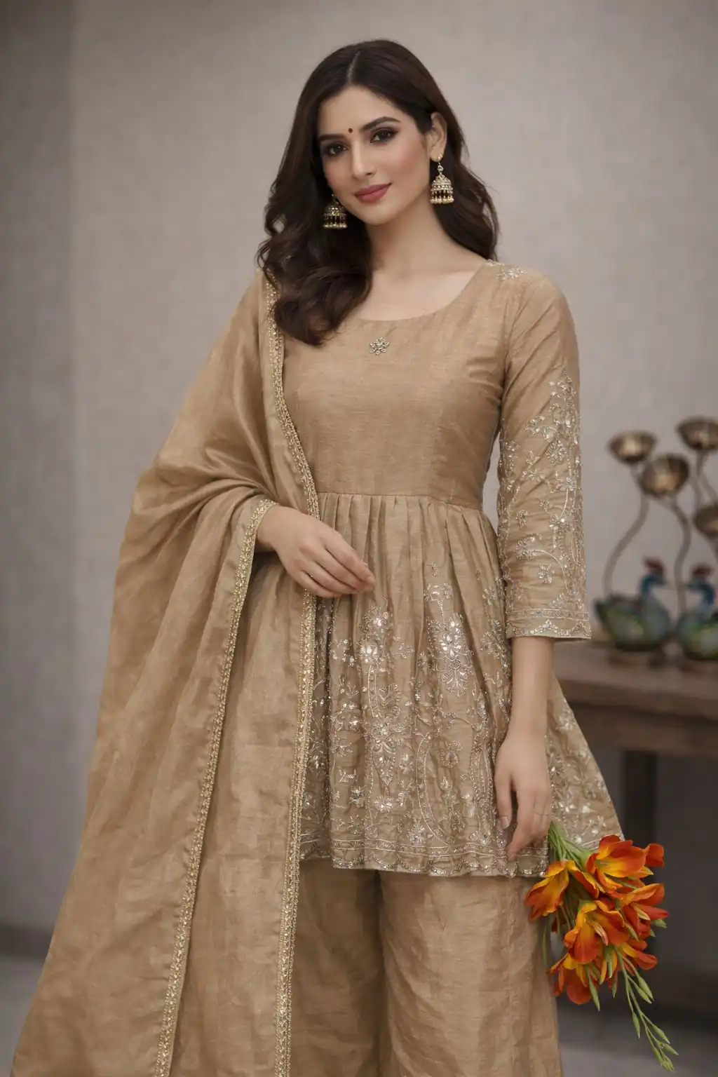 VLM 300 Chiku Chinon Silk with Lace Work & Embroidery Work Salwar Suit . Affordable Price ₹1899. Delivery 4-6 Working Days. Shop now. | Jump Suits, Salwar suit, Designer Suits, Casual Suits, Creative suits, Palazzo Suits, Party Wear Suits, Patiala Suits, Straight Suits