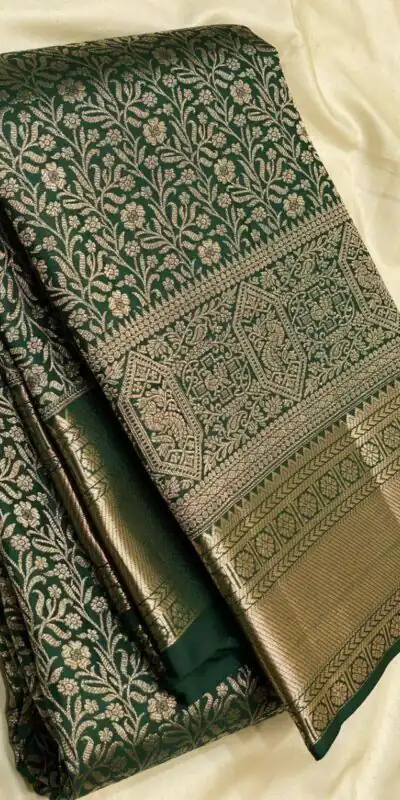 KPR 261 Green in Soft Lichi Silk Lace Border & Lace Work Saree . Available at ₹1499 only. Delivery 4-6 Working Days. Shop now. | Sarees, Bollywood Sarees, Creative Sarees, Designer Sarees, Embroidered Sarees, Ethnic Saree, Modern Digital sarees, Party Wear Sarees