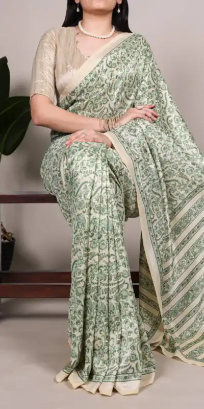 YNF 7014 Green Tasar Silk Saree Perfect for Wedding, Party, Reception, Housewarming, Pooja – . Exclusive Offer ₹1649. Delivery 4-6 Working Days. Shop | Sarees, Bollywood Sarees, Creative Sarees, Designer Sarees, Embroidered Sarees, Ethnic Saree, Modern Digital sarees, Party Wear Sarees