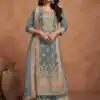 FC 1125 Grey Vichitra Salwar Suit with Embroidery Work & Lace Work. Available at ₹3049 only. Delivery 4-6 Working Days. Shop now. | Jump Suits, Tops & Bottoms, Track Suits, Trendy Wear, Salwar suit, Designer Suits, Casual Suits, Creative suits, Palazzo Suits, Party Wear Suits, Patiala Suits, Straight Suits