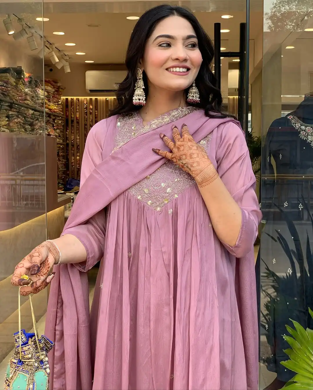 MF 819 Lavender Color Cotton Silk Salwar Suit with Mirror Work. Affordable Price ₹1699. Delivery 4-6 Working Days. Shop now. | Jump Suits, Salwar suit, Designer Suits, Casual Suits, Creative suits, Palazzo Suits, Party Wear Suits, Patiala Suits, Straight Suits