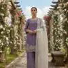 KD 1549 Lavender Sequence Work Organza Silk Salwar Suit with Designer Work. Affordable Price ₹2149. Delivery 4-6 Working Days. Shop now. | Jump Suits, Tops & Bottoms, Track Suits, Trendy Wear, Salwar suit, Designer Suits, Casual Suits, Creative suits, Palazzo Suits, Party Wear Suits, Patiala Suits, Straight Suits