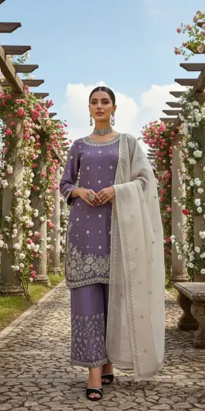 KD 1549 Lavender Sequence Work Organza Silk Salwar Suit with Designer Work. Affordable Price ₹2149. Delivery 4-6 Working Days. Shop now. | Jump Suits, Tops & Bottoms, Track Suits, Trendy Wear, Salwar suit, Designer Suits, Casual Suits, Creative suits, Palazzo Suits, Party Wear Suits, Patiala Suits, Straight Suits