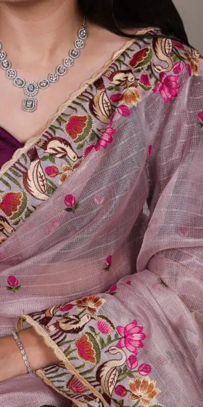 YNF 7400 Lavender Zari Kota Tissue Saree Perfect for Wedding, Party, Mehendi, Housewarming, Haldi – . Special Price ₹3299. Delivery 4-6 Working Days. | Sarees, Bollywood Sarees, Creative Sarees, Designer Sarees, Embroidered Sarees, Ethnic Saree, Modern Digital sarees, Party Wear Sarees